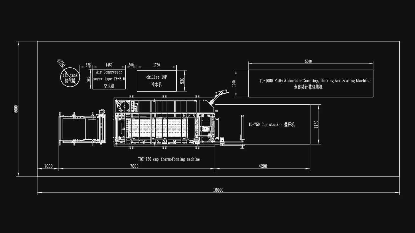 Plastic Cup Thermoforming Machine