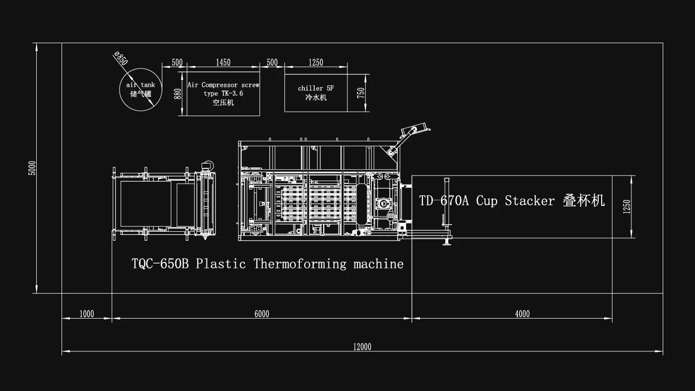 Plastic Cup Thermoforming Machine