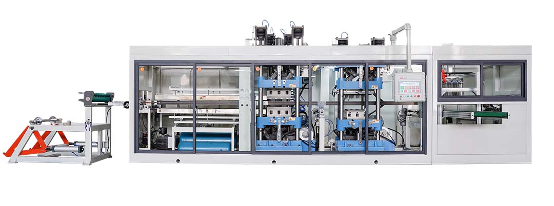 Three-station plastic thermoforming machine 700A product introduction