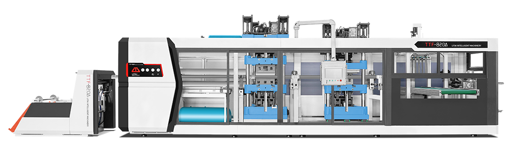 Fully automatic three-station plastic thermoforming machine TTF-820 A Introduction